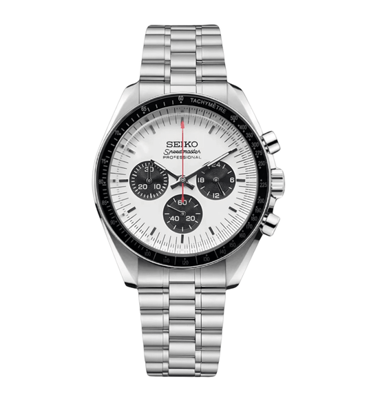Seiko Mod Speedmaster White