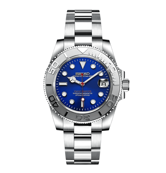 Seiko Mod Yacht Master Blue