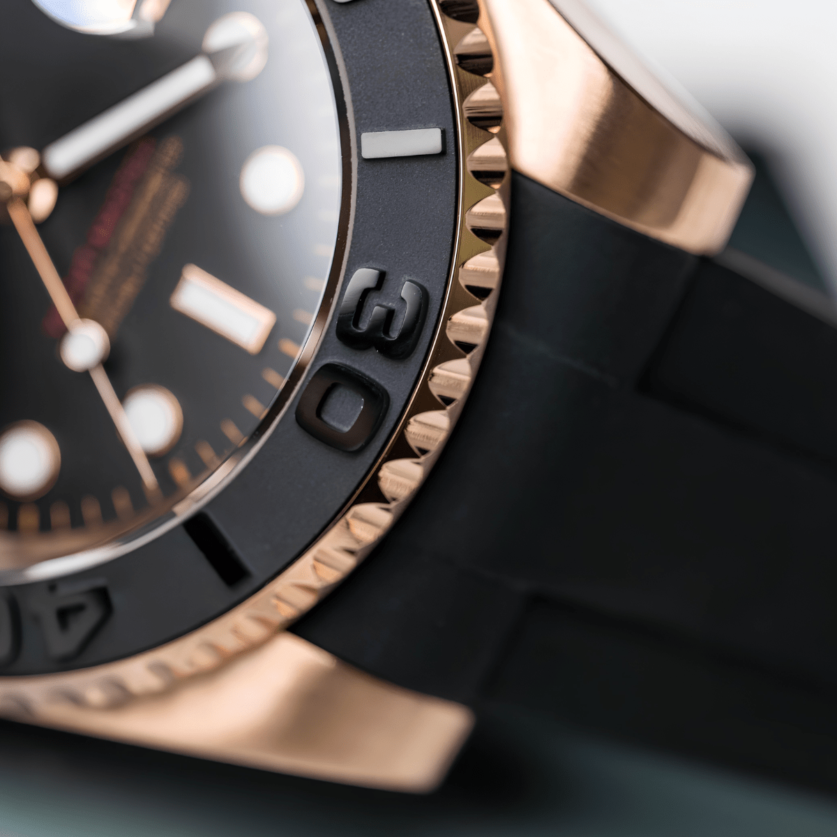 Seiko Mod Yacht Master RG Black