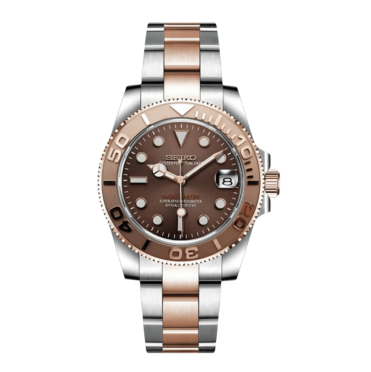 Seiko Mod Yacht Master RG Two-tone