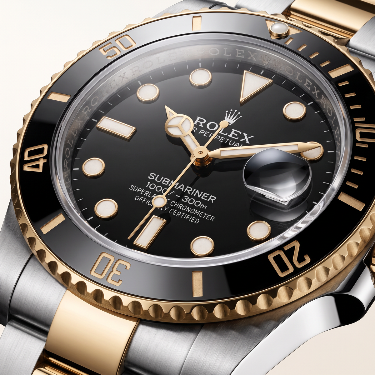 Submariner Date 126613 Black Dial Yellow Gold Automatic Men's Watch